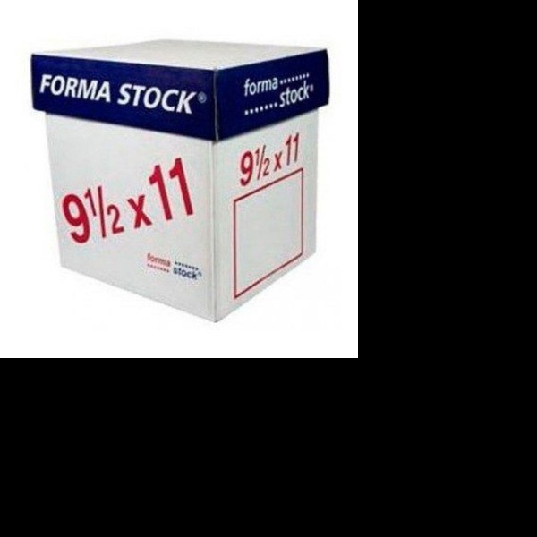 PAPEL STOCK 9.5X11 4T FORMA STOCK TB0009 C750 JG. BCO CAJA